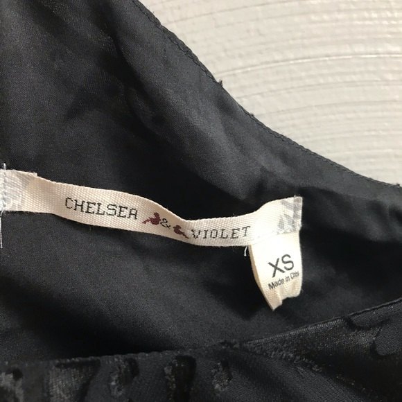 Chelsea and Violet Fringe One Shoulder Dress xs - Picture 5 of 8